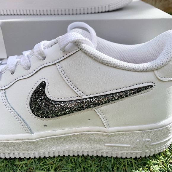 Nike Air Force 1 low white Jelly glitter shoes - Picture 3 of 6